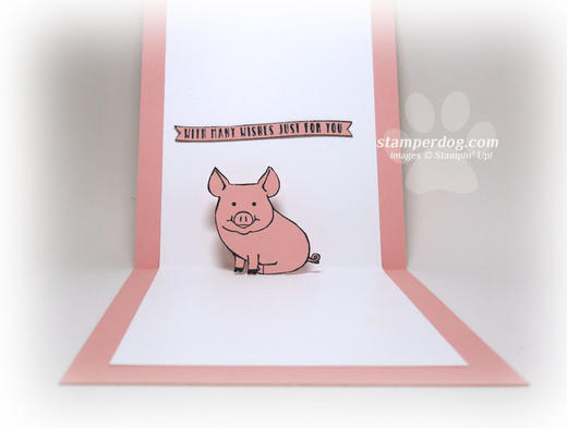 Pig Pop Up Card Idea