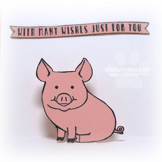 Pig Pop Up Card Idea