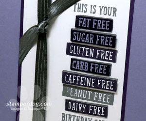 Easy Purple Birthday Card