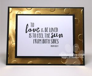 Simply Elegant Gold Card
