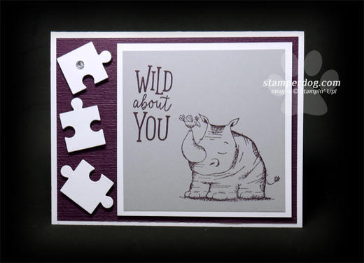 Wild About You Puzzle Card