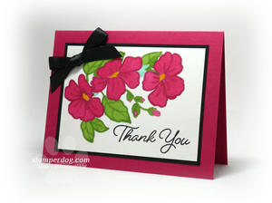 Whimsical Watercolor Thank You Card Idea