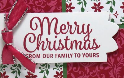 Quick and Easy Christmas Card Idea