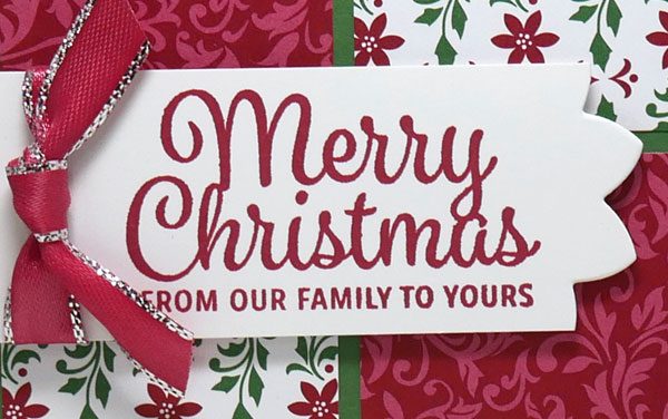Quick and Easy Christmas Card Idea