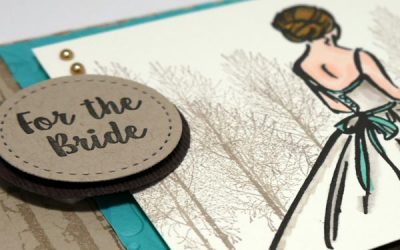 Fall or Winter Wedding Card for the Bride