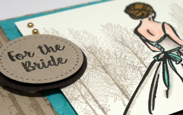 Fall or Winter Wedding Card for the Bride