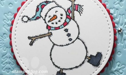 Dancing Christmas Snowman Card