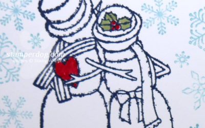Snowy Christmas Gift Card Holder