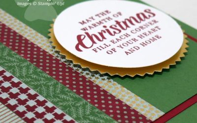 Quick and Easy Washi Tape Christmas Card