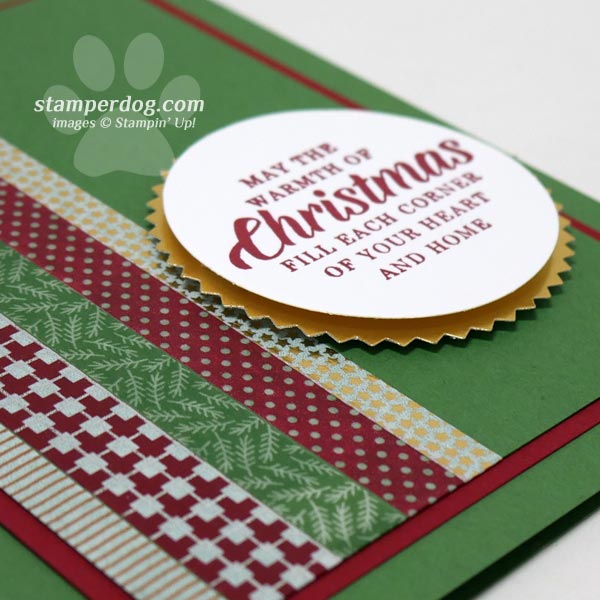 Quick and Easy Washi Tape Christmas Card