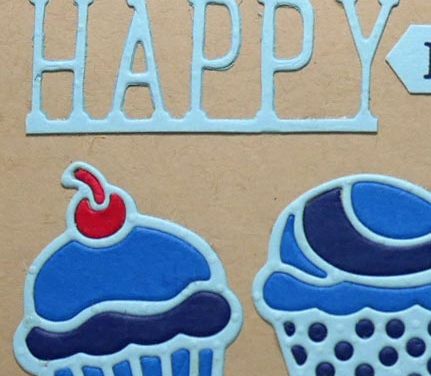 Masculine Blue Birthday Card