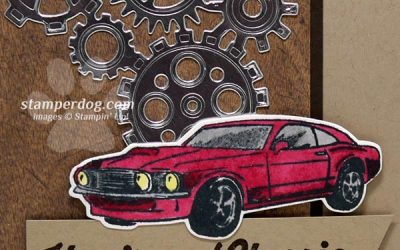 Making a Masculine Birthday Card for Car Enthusiasts
