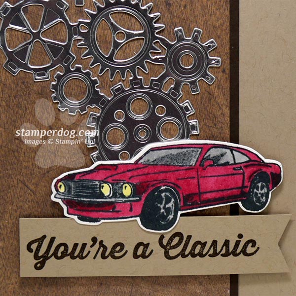 Making a Masculine Birthday Card for Car Enthusiasts