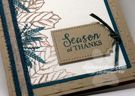 Fall Sneak Peek Card from the Holiday Catalog