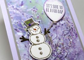 Quick and Easy Snowman Invitation