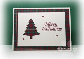 Quick and Easy Christmas Card Idea