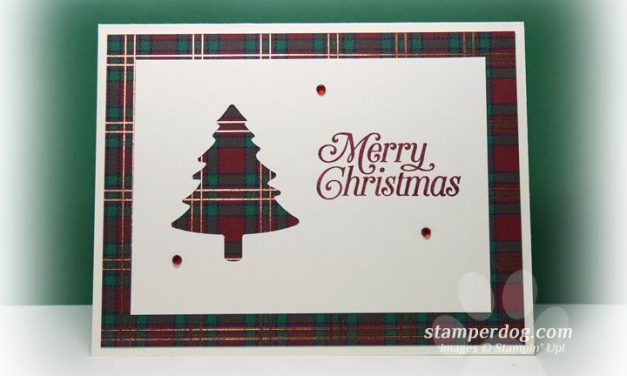 Quick and Easy Christmas Card Idea