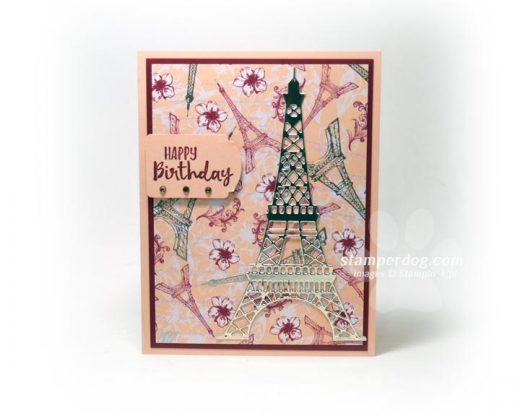 Eiffel Tower Birthday Card