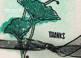 Monochrome Watercolor Flowers Card