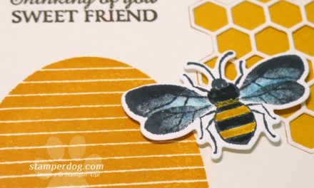 Sweet Honey Bee Card for a Friend
