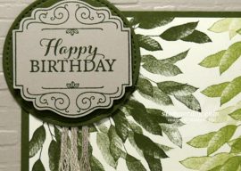 Time for a Masculine Birthday Card