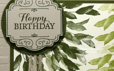 Time for a Masculine Birthday Card