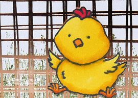 An Easter Chick Card