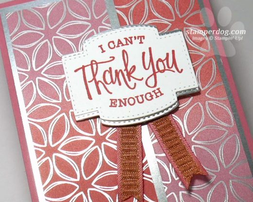 Foiled Thank You Card