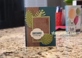 Tropical Masculine Birthday Card