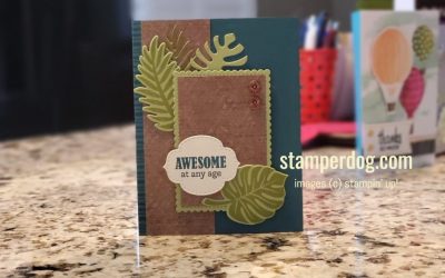 Tropical Masculine Birthday Card