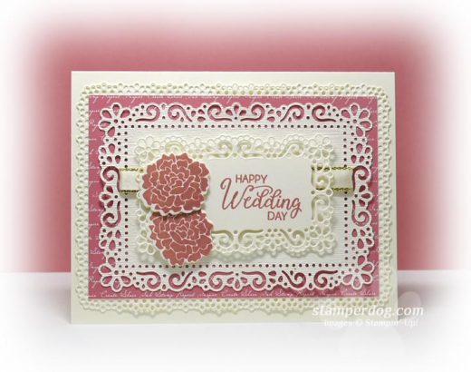 Rose Wedding Card