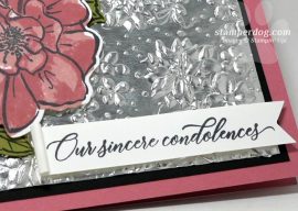 Foiled Sympathy Card