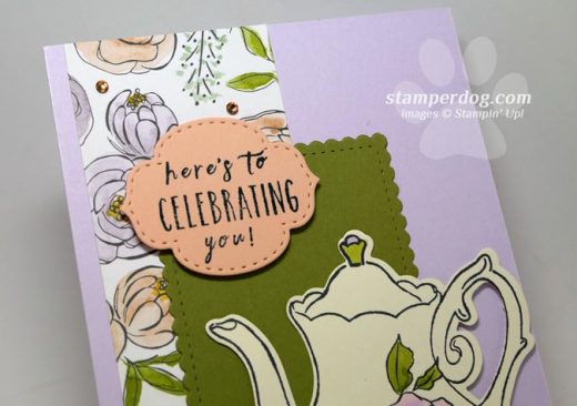 Teapot Birthday Card