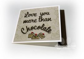 I Love You More Than Chocolate Card