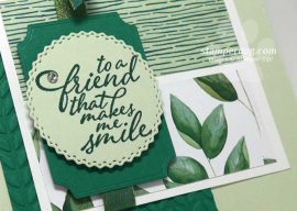 This Friend Card Has Leaves!