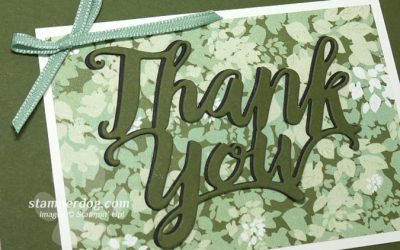 Last Chance for a Leafy Thank You Card