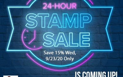 24 Hour Stamp Sale Starts @ Midnight Tonight