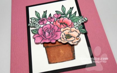 Making a Floral Note Card