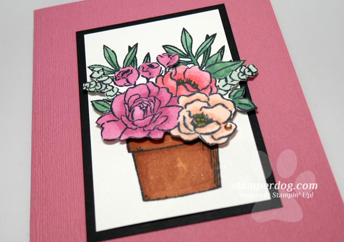 Making a Floral Note Card