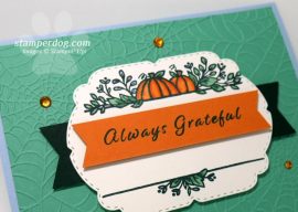 Making a Grateful Pumpkin Card