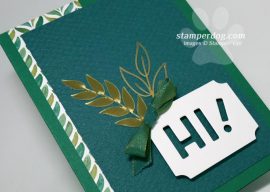 Leafy Hello Card