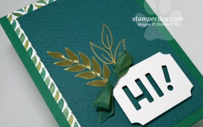 Leafy Hello Card