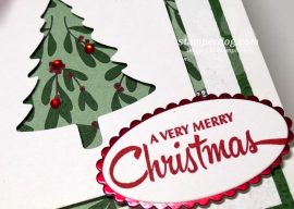 Making a Christmas Tree Card
