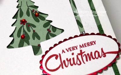 Making a Christmas Tree Card