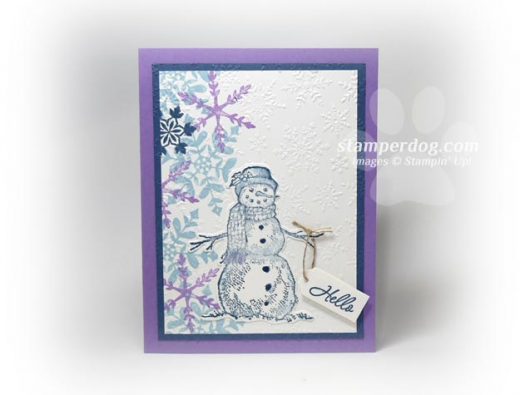 Hello Snowman Card