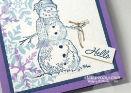 Hello Snowman Card