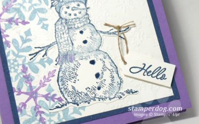 Hello Snowman Card