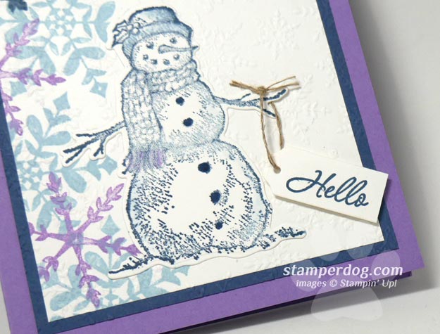 Hello Snowman Card