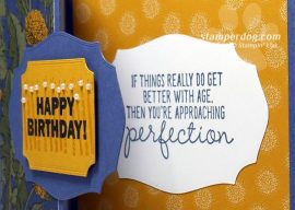 Z-Fold Birthday Card