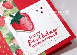 Sweet Strawberry Birthday Card